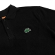 "CÁ SẤU CÕNG NHAU" POLO IN BLACK